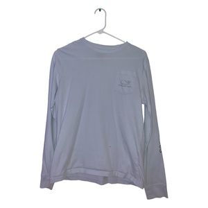 Blue Long Sleeved Vineyard Vines Shirt